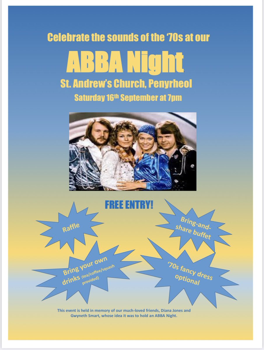 eglwyscphilly's tweet photo. Why not take your Mamma (Mia) for a night out? https://t.co/9T3kXCmwc8
