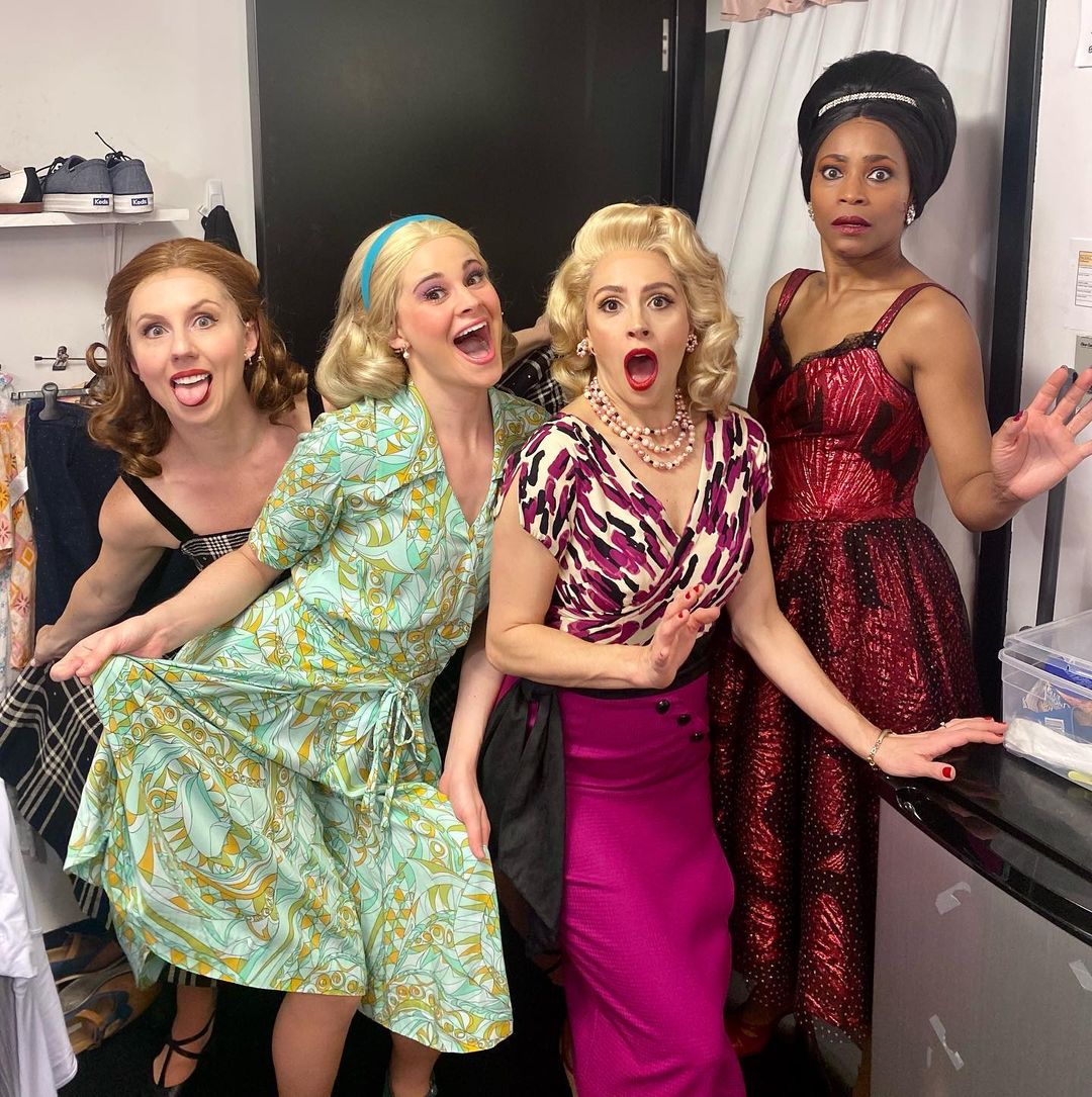 rockrollmanshow's tweet photo. Just 3 performances left and this cast is ready to bring down the house every night! 🧡 Photos: @valisialekae https://t.co/22zLj4YArX