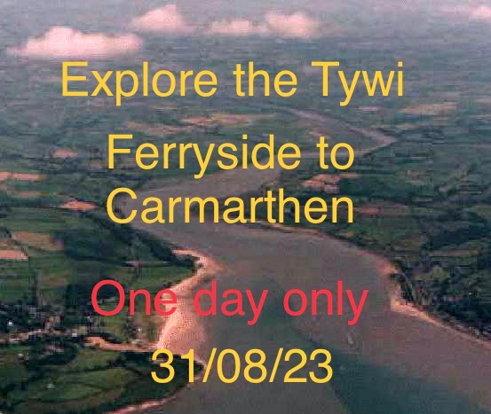There is a unique opportunity to go upriver this year. From Ferryside to Carmarthen. 17:30 31/8/23. Book at CarmarthenBayFerries.com @visitwales @Ferryside_afc @FerrysideLifebt @ferrysidefarm @FerrysideSEG @Llansaint_WI @LlansaintHall @KidwellyTownCC @burnspetfood @BurnsFarmShop