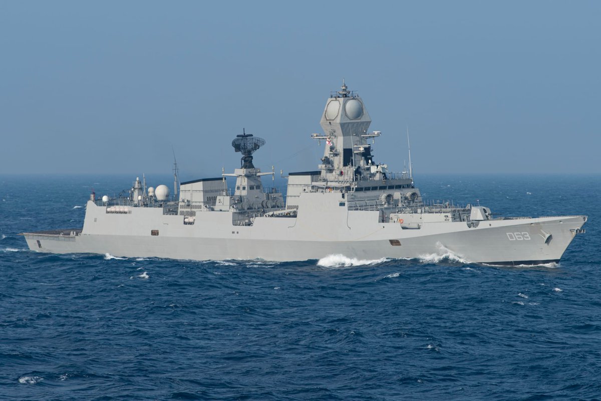 #IndianNavy #AatmaNirbharta @IndiainNZ is looking forward to welcoming INS Kolkata & INS Sahyadri to Auckland & Wellington on goodwill visits. The visit of 2 ships at the same time is a significant milestone for India-NZ relations. @indiannavy @MEAIndia @IndianDiplomacy @NZNavy