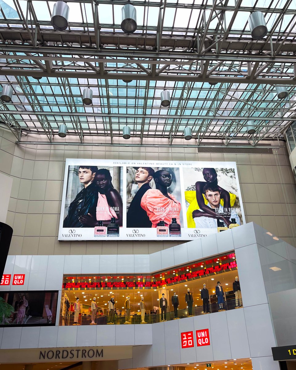 mediaresources's tweet image. Our 13oz flexface brought these #Valentino and #Polestar advertisements to life, courtesy of @BrandedCities and Astral!

 In the heart of the bustling Eaton Centre, prints do more than just decorate; they create an immersive experience and capture attention.🤩
#largeformatprint
