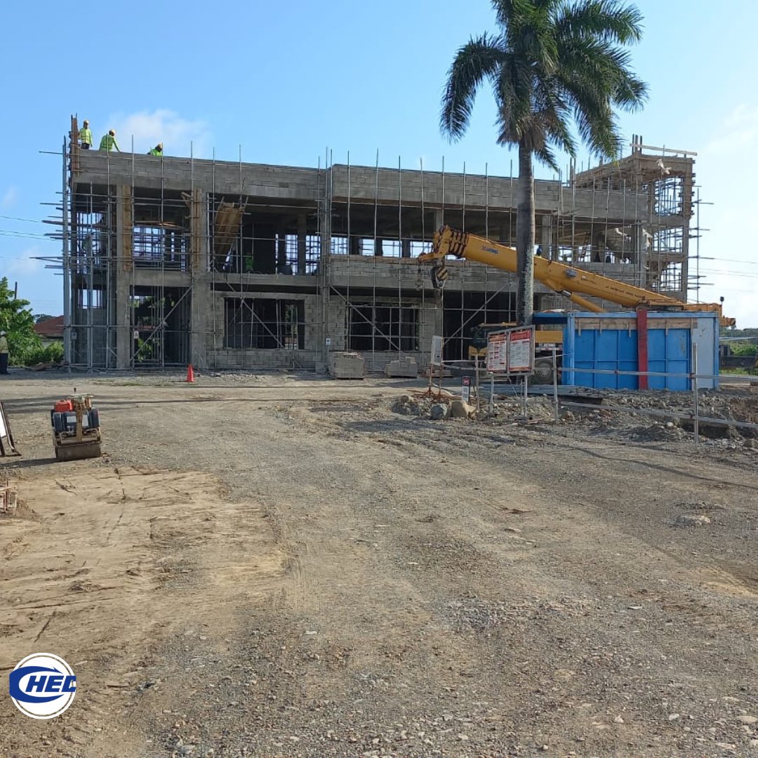 CHECJamaica's tweet photo. Just witnessed a major milestone! π¨ποΈ Kudos to the dedicated CHEC team as they wrap up the concrete work on Block A of the MBUC project that will house the National Commercial Bank. Their unwavering commitment to excellence is shaping the future of construction. π’πͺ
#CHECJa https://t.co/zDQdXz2uMc