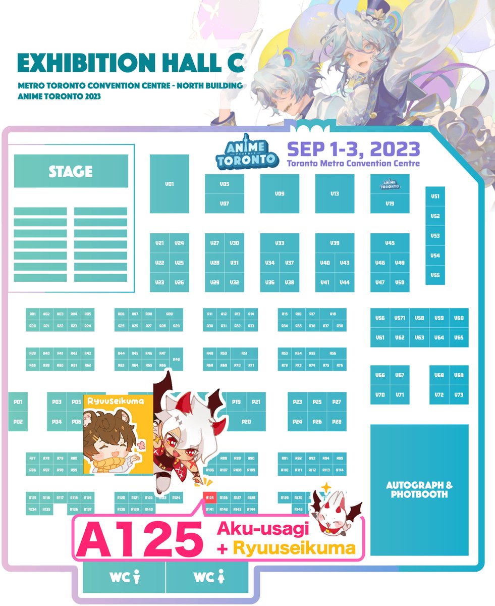 aku_usagi's tweet photo. Hi everyone! I’ll be at Table A125 this weekend with @Ryuuseikuma at #AnimeToronto2023 If you’ll be going come by and say hi!  :3 ✨ (KL CD pre-orders will be available internationally/online at a later date) https://t.co/zhEJJTJ7Jr