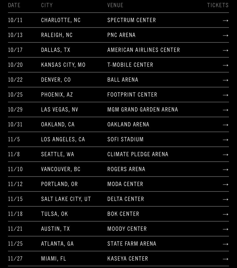 WondyrGroup's tweet photo. TRAVIS SCOTT PRESENTS: CIRCUS MAXIMUS  

THE UTOPIA TOUR  

Which dates are you going to? https://t.co/dP1EtkMqNf