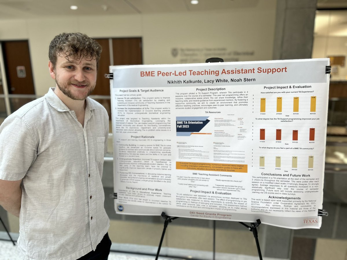 doc_tmp's tweet image. So proud of the @UTBiomedical faculty, students, staff, and postdocs that were awarded seed grants from @CockrellSchool to broaden participation in engineering and leaned into DEI. #diversity #equity #inclusion