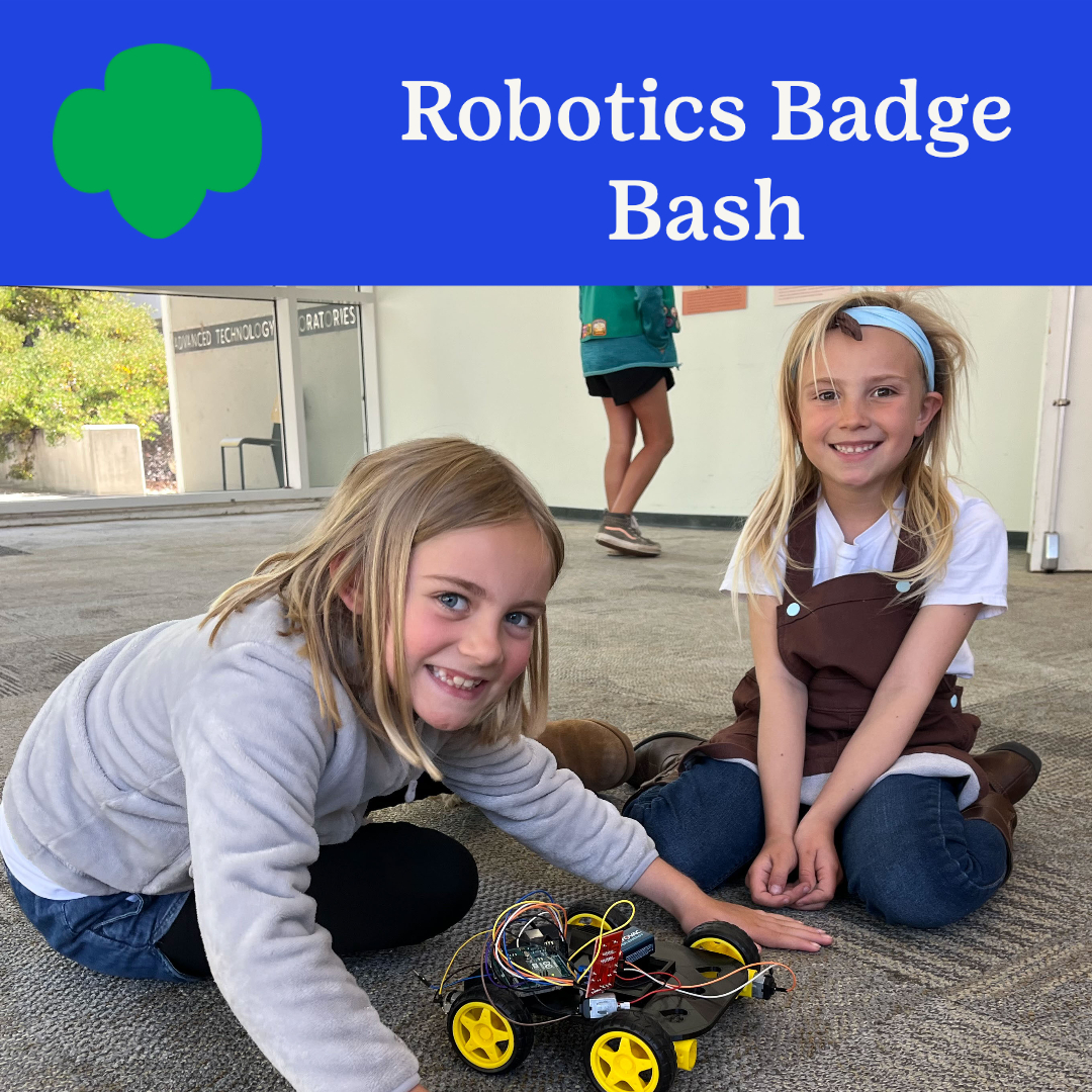 GirlScoutsCCC's tweet image. Robotics Badge Bash with @CalPoly . Brownies &amp;amp; Juniors earned all three robotics badges with flying colors! They fearlessly designed, programmed, &amp;amp; showcased their awesome robots, proving that girls can excel in the world of robotics! #GirlsInTech #STEMGirls #FutureEngineers
