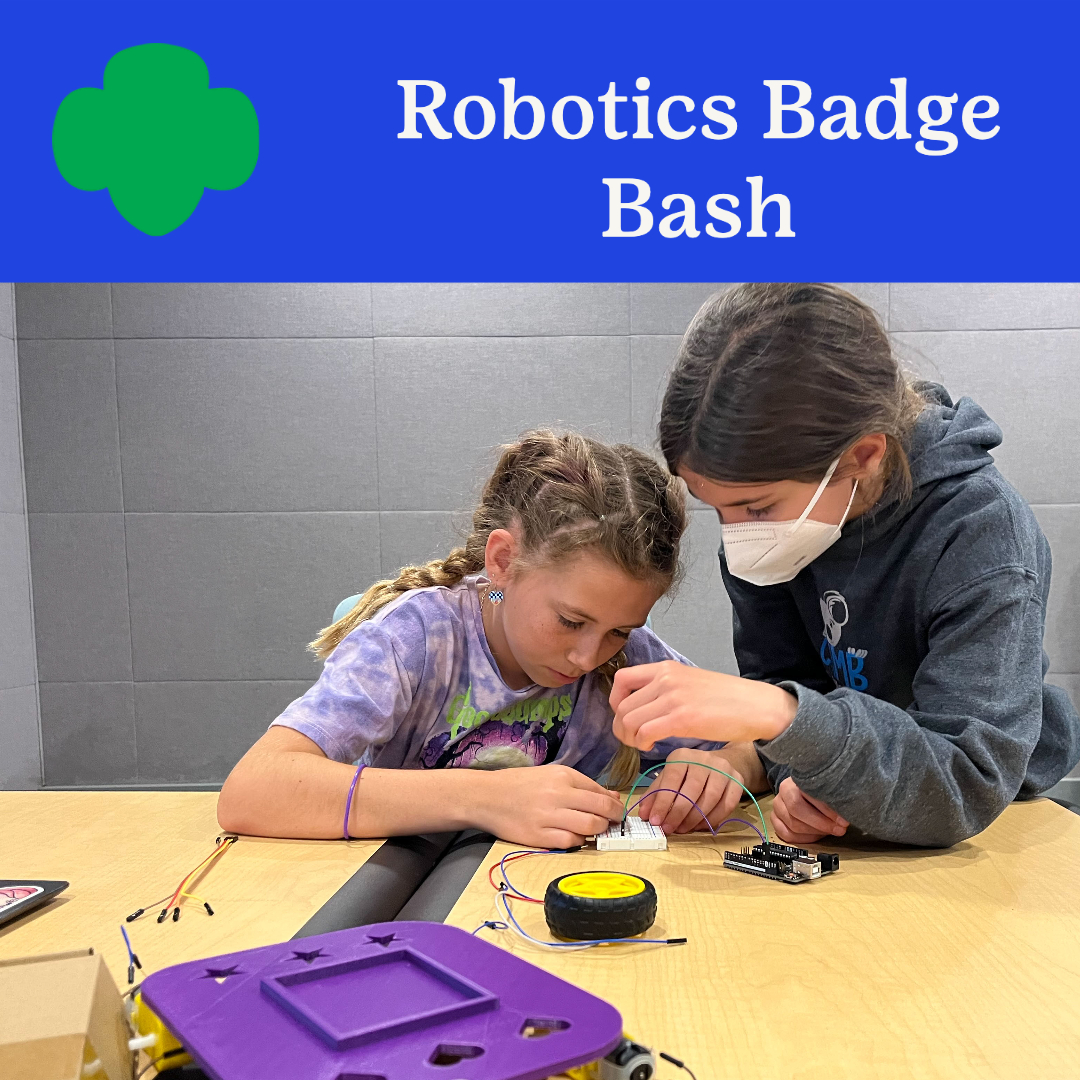 GirlScoutsCCC's tweet image. Robotics Badge Bash with @CalPoly . Brownies &amp;amp; Juniors earned all three robotics badges with flying colors! They fearlessly designed, programmed, &amp;amp; showcased their awesome robots, proving that girls can excel in the world of robotics! #GirlsInTech #STEMGirls #FutureEngineers
