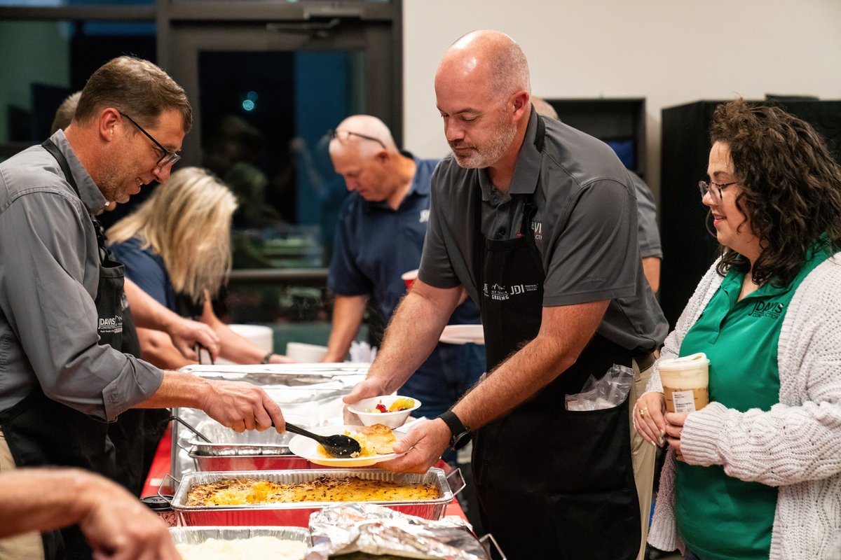 JDavisConst's tweet image. Our leadership team served breakfast, took people to their seats, carried food, and became the last to be served. 

Traditional leaders seek a rank, but servant leaders share power and control to drive success.

#servant #leadership #jdavis #construction #industrial #grading