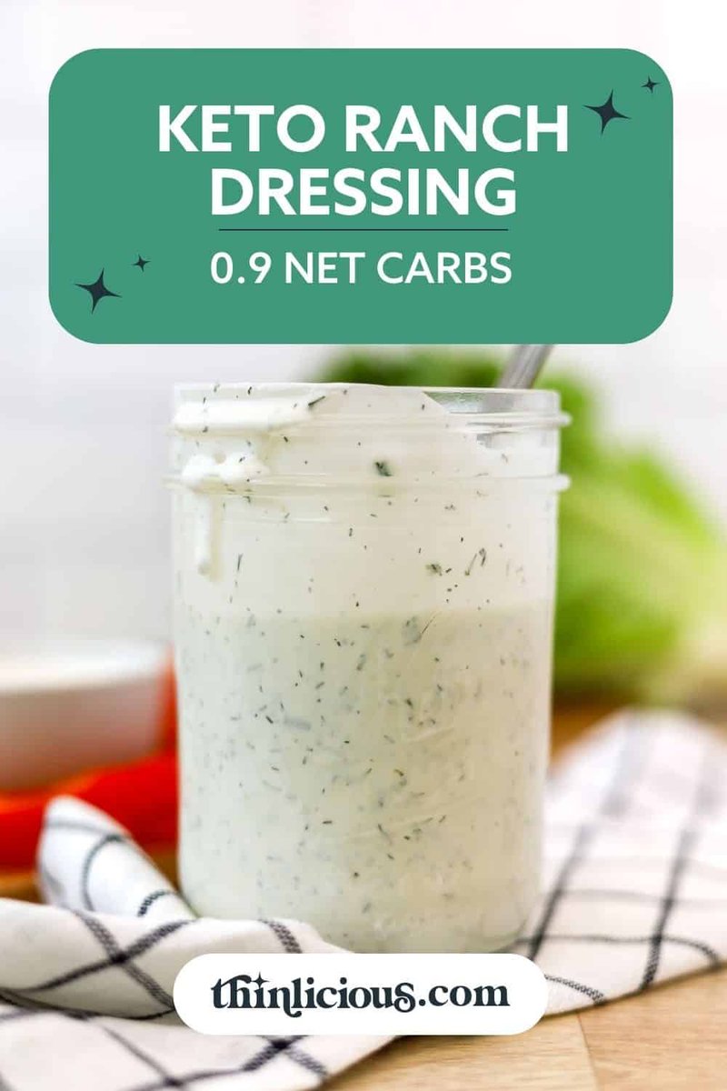 #ketoranchdressing is where it's at, friends! This is a must-try recipe! ditchthecarbs.com/keto-ranch-dre…