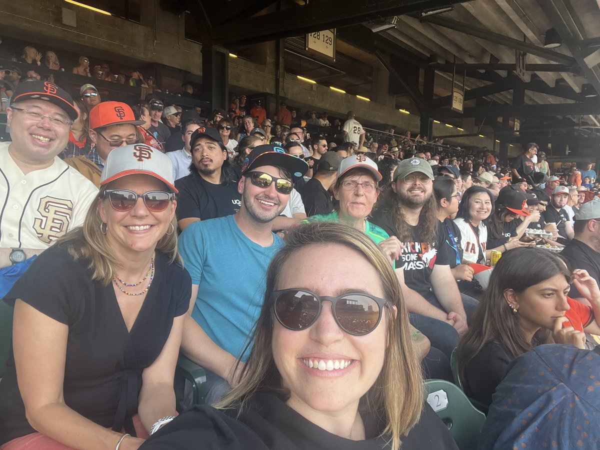 KelseyHCollins's tweet photo. Bonding over baseball &amp; bone biology, and rooting for the @SFGiants for the 2023 @UCSFOrthosurg Research Retreat after a proteomics workshop @ucsfmskcenter feat. friends from @BuckInstitute @birgits61642917 @SchurmanCharlie @TamaraAlliston @mcfunny Peggi Angel &amp; many others! https://t.co/0hbEcgDw6L