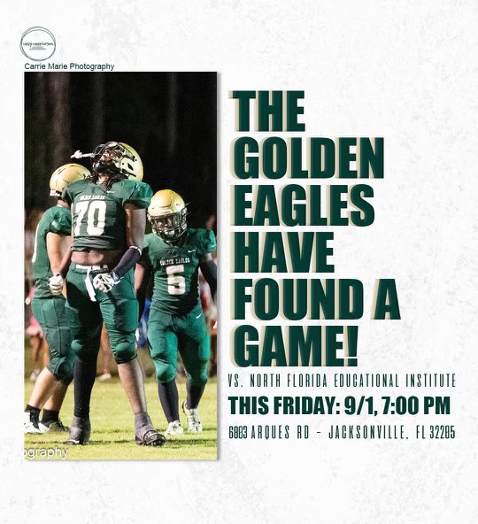 Friday Night at @EaglesNFEIfb Golden Eagles! Let’s Gooo! #SoarHigher