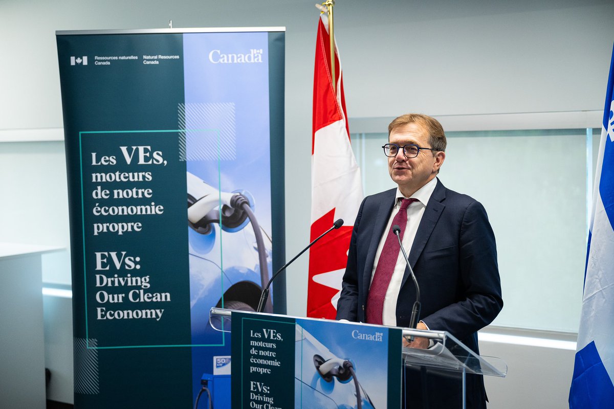 JonathanWNV's tweet photo. L'annonce d'aujourd'hui de 1500 nouveaux chargeurs #VZE à travers le Québec mettra plus de Canadiens dans le siège du conducteur et sur la voie d'un avenir prospère de carboneutralité.
1/ https://t.co/YBNcjJpEy9
