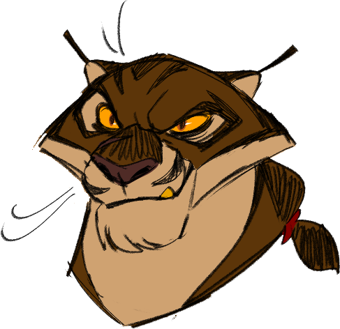 「Testing out Pirate Tigerstar headshots, 」|SEGAmastergirlのイラスト