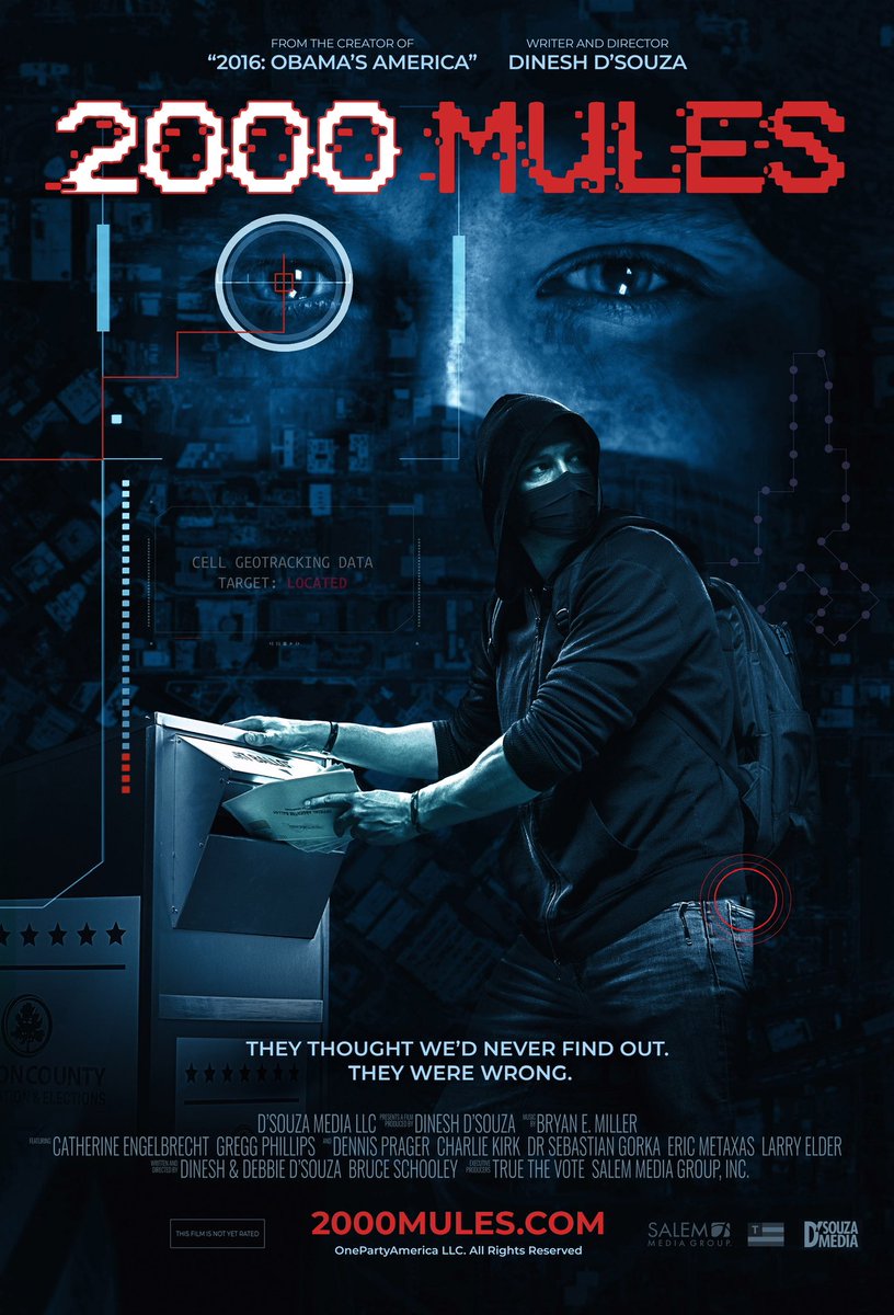 I challenge progressives who have insisted for two and a half years that 2020 was “the most secure election in history” to watch “2000 Mules.” I’m uploading it free on X for one weekend, Sept. 8-10, so they have no excuse not to see it. I’ll be happy to answer their critiques