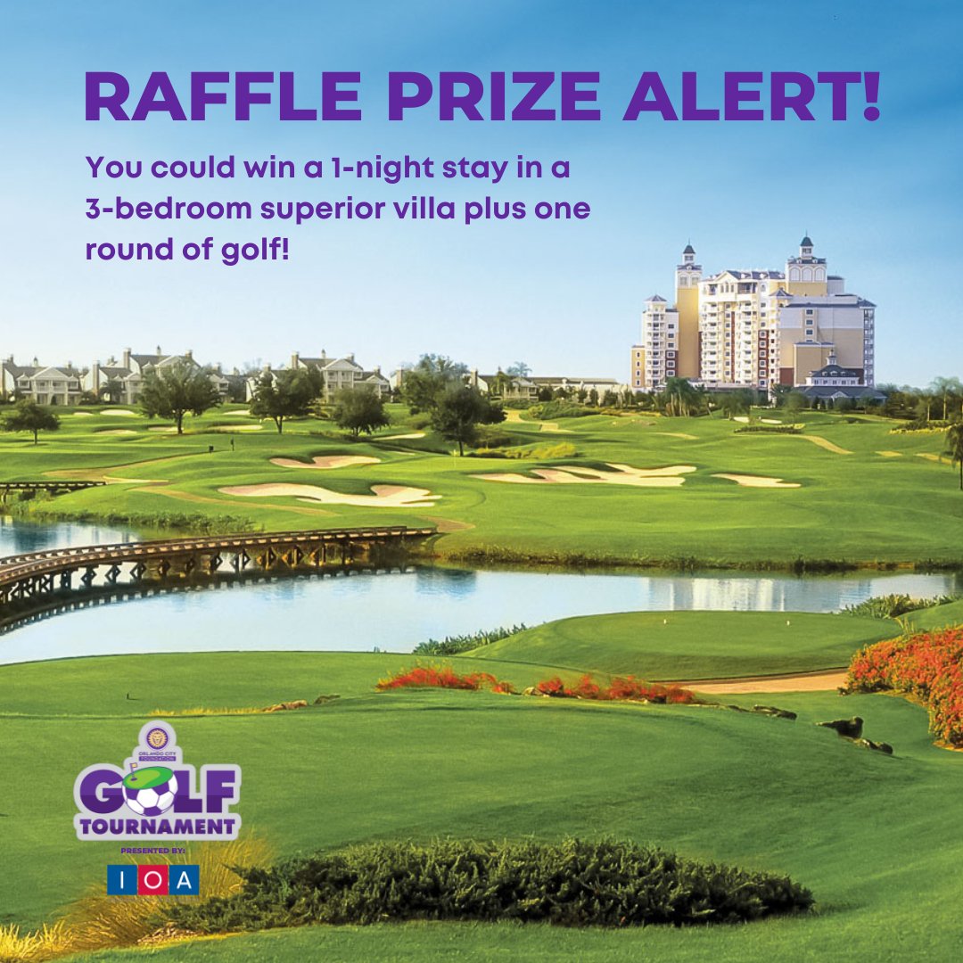 Big thanks to <a href="/ReunionResort/">Reunion Resort</a> for an amazing raffle prize! Win a 1-night stay in a 3-bedroom villa + a round of golf! 🎉 Snag your tickets to our Celebrity Tournament presented by <a href="/IOAUSA/">Insurance Office of America</a>. Don't miss out! bit.ly/452hBg4