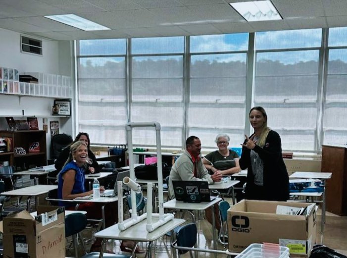 OhioValleyESC's tweet photo. Shannon Leasure, Director of Mathematics for the OVESC had the pleasure to work with Fort Frye Middle School and High School Math Departments today. #SERVE https://t.co/69D5nYqrMq