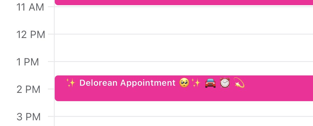 I finally have an appointment to view my dream car tomorrow (been following the listing for 6 months) & this is how I have it listed in my calendar 🫣