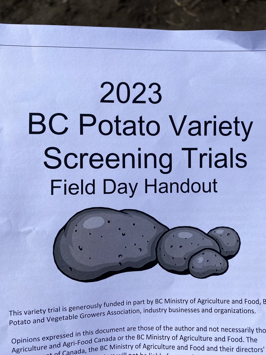 SynPalliserCA's tweet photo. Out at the BC Potato Variety Field day #growthemspuds #bcpotatoes https://t.co/Elt5LaRhpm