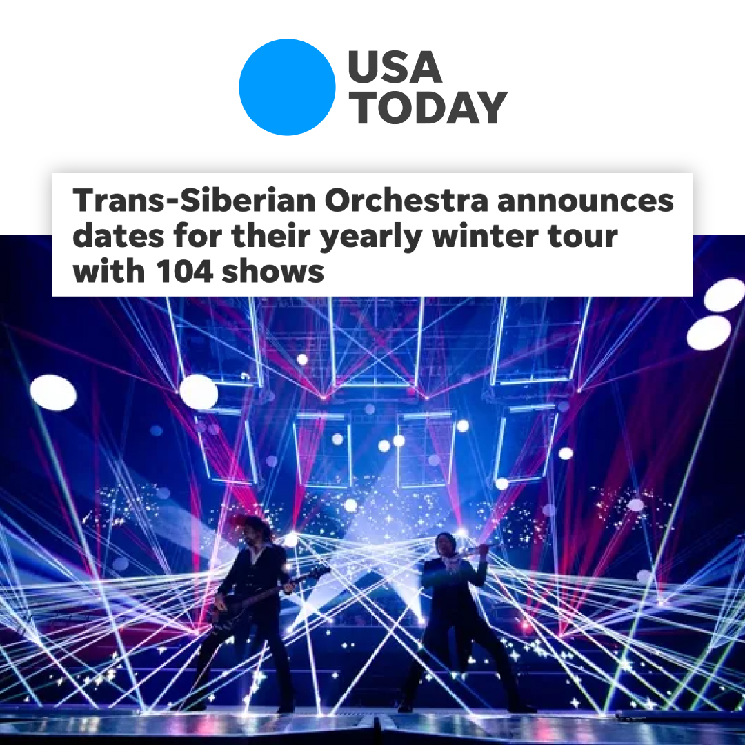 Thank you <a href="/USATODAY/">USA TODAY</a> for the shout-out about our 2023 Winter Tour! 🪩

Read about it here: bit.ly/3El7d7A 

We have 104 shows coming at you starting Nov 15th - see if we're coming to your city👇🏿👇🏾👇🏽👇🏼👇🏻
bit.ly/384eneL 

#TSO #TSOTime
#GhostsOfChristmasEve