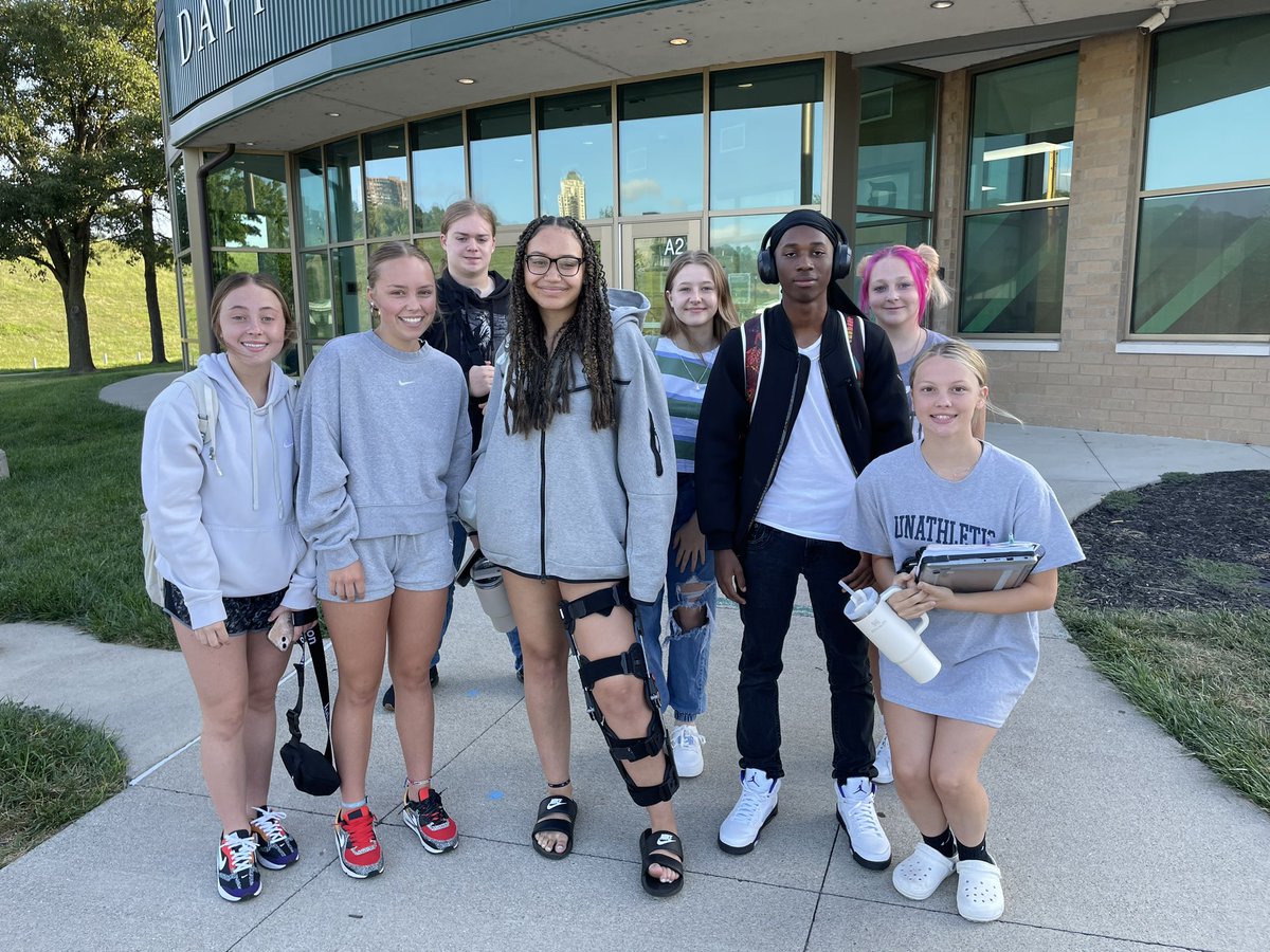 Best part of the day…Hanging with some  of our Gateway Dual Credit students before they left for their college classes!!! #inspireengagegrow