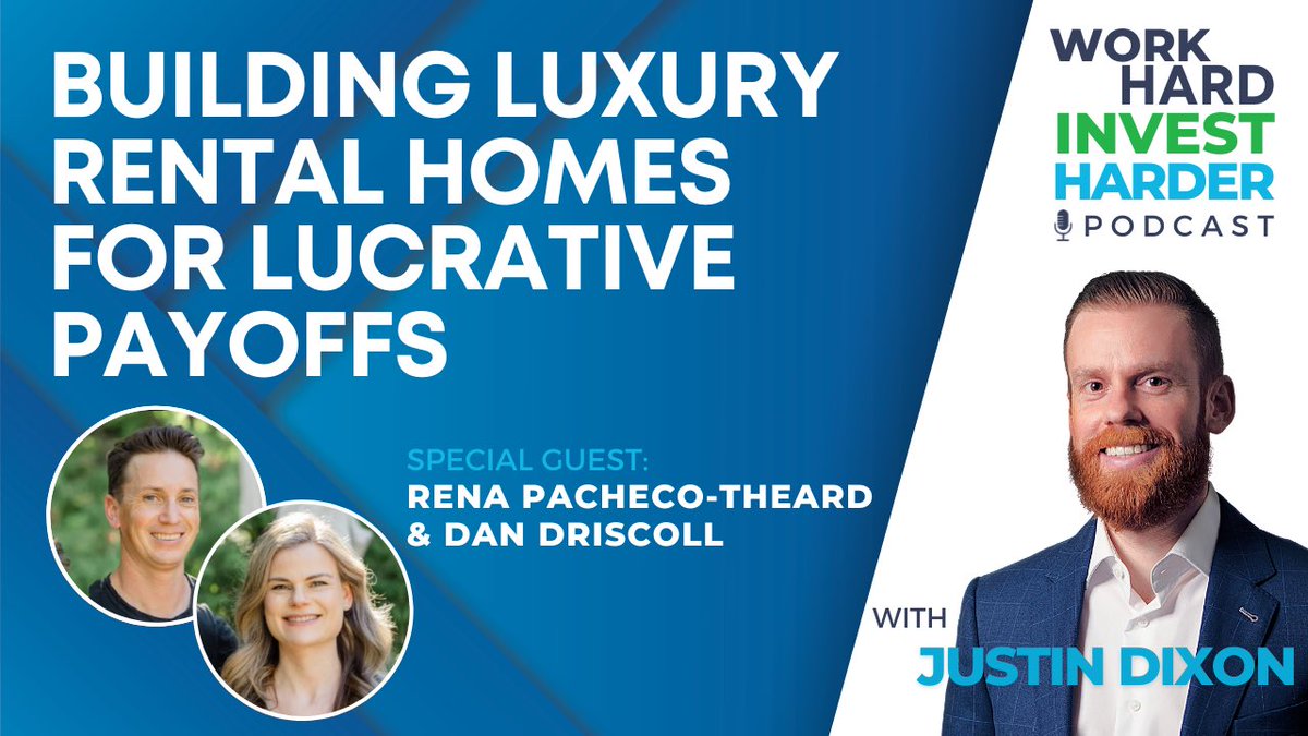 Boutiq's tweet photo. Discover the world of #luxury short-term rentals! Tune into the #WorkHardInvestHarder #podcast with @GreatVentureCap’s @jmdixon15 to hear about Boutiq’s🪶 very own founders, @dbdriscoll and @renapt, discuss the advantages of #investing in upscale #vacationrental properties. 

EP23 | Building Luxury Rental Homes for Lucrative Payoffs with Rena Pacheco-Theard and Dan Driscoll

Listen to the episode here:

https://t.co/HDk6UmVrqL

Available on Spotify, Apple Podcasts, and YouTube