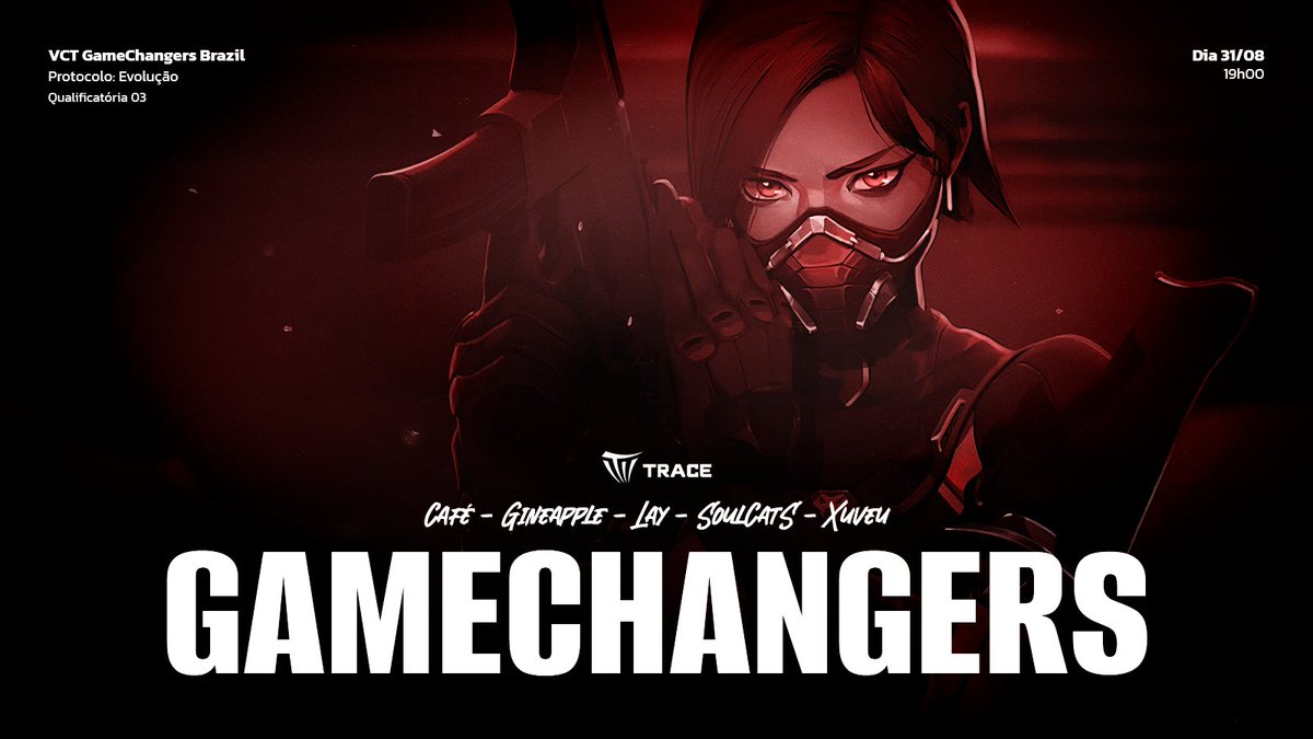 BeTraceGG's tweet image. ⚠️ ATENÇÃO! ⚠️

A SUA 🫵 TRACE estará presente no no 3º Qualify #GAMECHANGERS da @GamersClubVAL! 🔥

As gurias que vão pra dentro do servidor amanhã representar a TRACE são:

@_myeey
@gineapple
@layfps1
@soulcatsvlr 
@oxiveuh 

#goTRACE