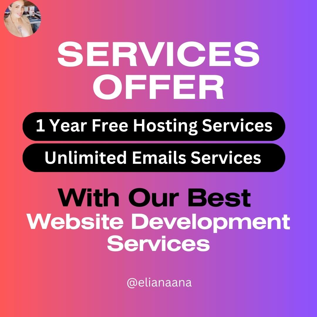 ElianaAna01's tweet image. Limited Offer.🫶❤️
#websitedevelopmentservice #LimitedOffer
