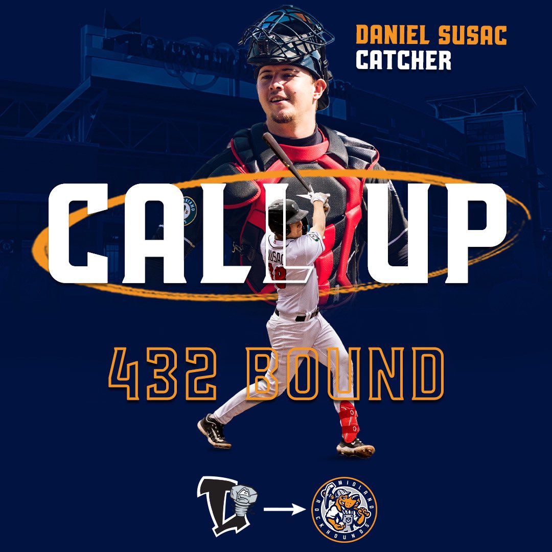 The A’s number 6 prospect (according to MLB) is joining the RockHounds!! Welcome to the 432. <a href="/danielsusac10/">Daniel Susac</a>