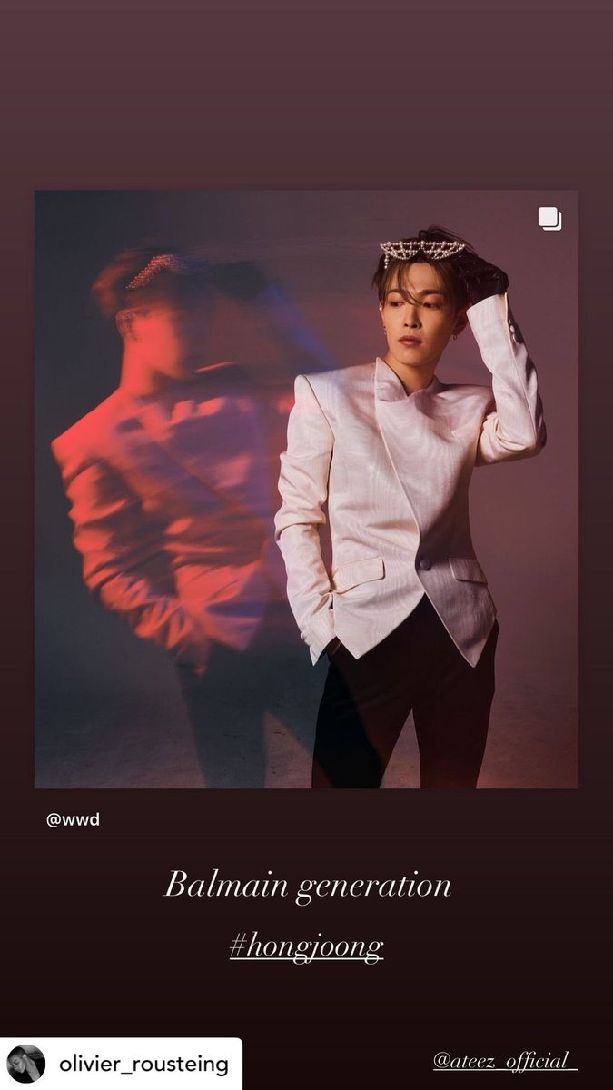 ceecee18ny's tweet photo. Olivier Rousteing’s IG Stories
“Balmain Generation” 🥰
#BALMAIN #HONGJOONG #홍중 #ATEEZ #에이티즈 @ATEEZofficial @Balmain @ORousteing #BALMAINPRINCE #BALMAINBOY #BALMAINARMY #BALMAINGENERATION https://t.co/YjfmsOKjEB