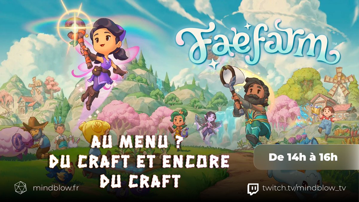 Sur Fae Farm, j'ai essayé de faire pousser des pommes de terre, mais elles ont décidé de jouer à cache-cache dans la terre 🤔

👉twitch.tv/mindblow_tv