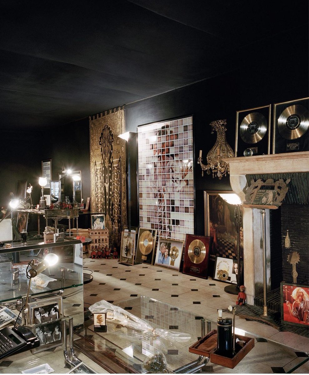 donetodeath's tweet photo. Serge Gainsbourg’s house by Francois Halard (the goat) for M Le Magazine Du Monde — https://t.co/MaPp629xUs