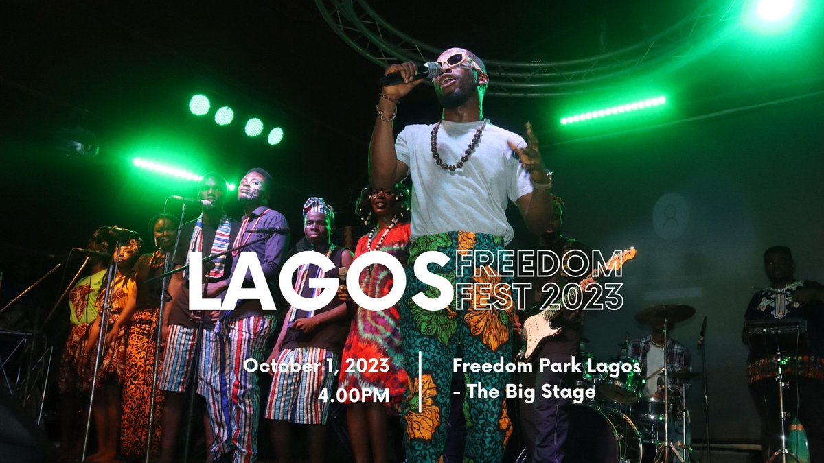 Lagos Freedom Fest is here again and it's bigger than ever! Join is as we ignite the Big Stage <a href="/freedomparkng/">Freedom Park Lagos</a>

Time: 6.00PM
Gate: N1000
Date: Sunday, October 1, 2023
Venue: Freedom Park - 1 Hospital Road, by Broad Street, Lagos Island.

#LagosFreedomFest #TenstringsMusic