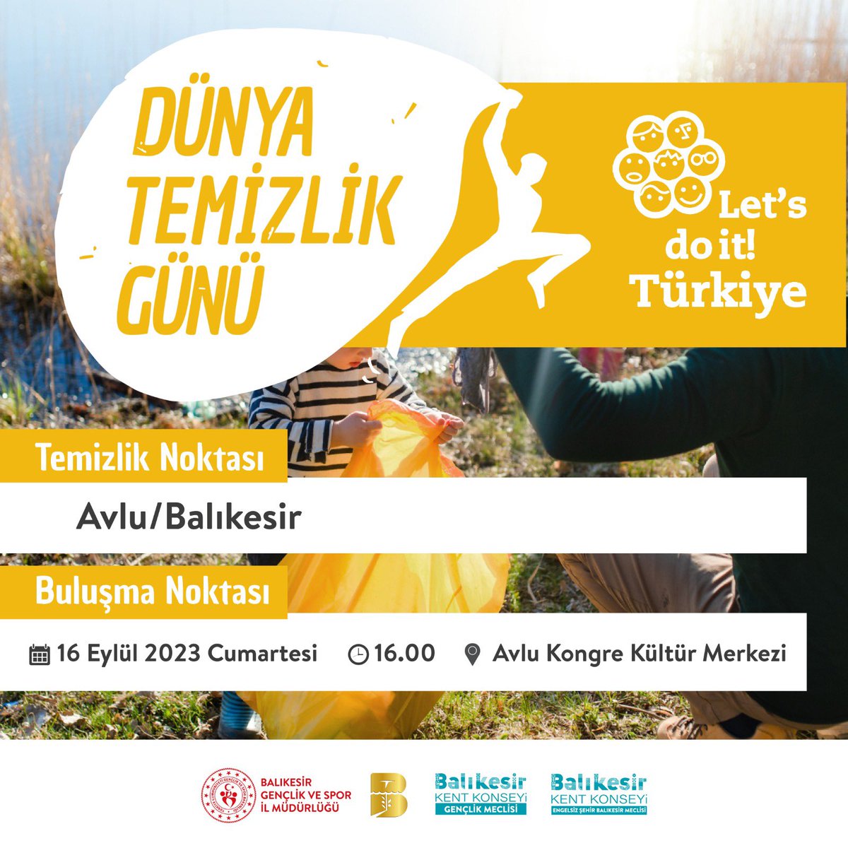 GSB_BBM75YilGM's tweet photo. Haydi gençler ! Dünya temizlik gününde buluşuyoruz … Daha temiz bir dünya için hepinizi bekliyoruz 🍀
Avlu/Balıkesir 📍

@OA_BAK 
@gencliksporbak 
@topogluemre 
@GSBgenclik 
@ademozalp 
@GSB_Balikesir https://t.co/VIfjWqoK49