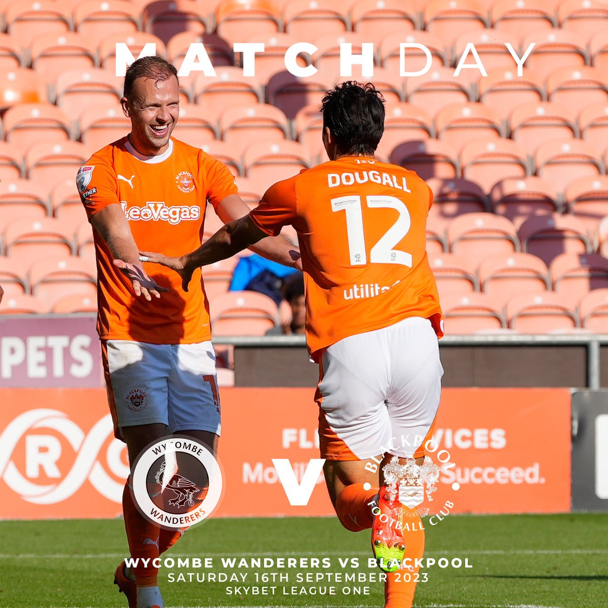 𝐁𝐚𝐜𝐤 𝐚𝐟𝐭𝐞𝐫 𝐭𝐡𝐞 𝐛𝐫𝐞𝐚𝐤...

🆚 <a href="/wwfcofficial/">Wycombe Wanderers</a> 
⏰ 3pm KO
🏟️ Adams Park
🎫 Pay on the day available.

🍊 #UTMP