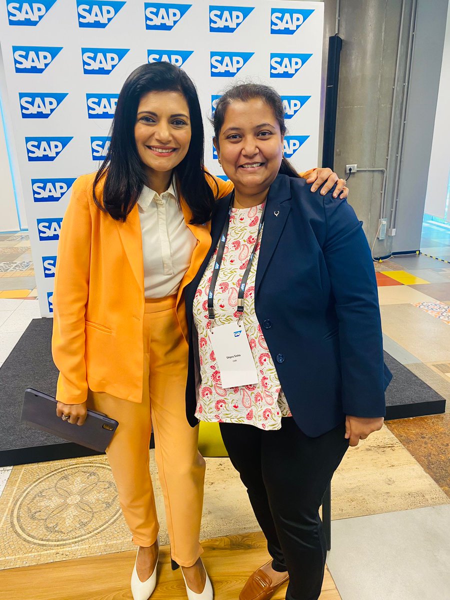 SinhaShipra23's tweet image. It was a pleasure meeting @gangadharansind and interacting..#SAPLABS #CMR