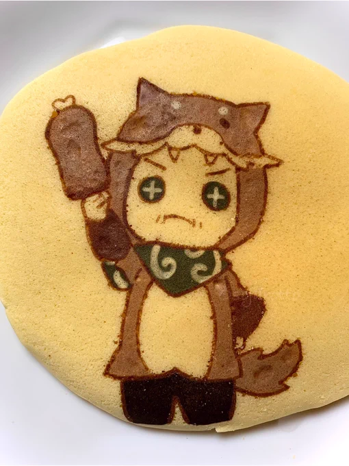 ナワーブの日じゃん!!  #食いしん坊の日 #IdentityV #第五人格   #パンケーキアート #pancakeart