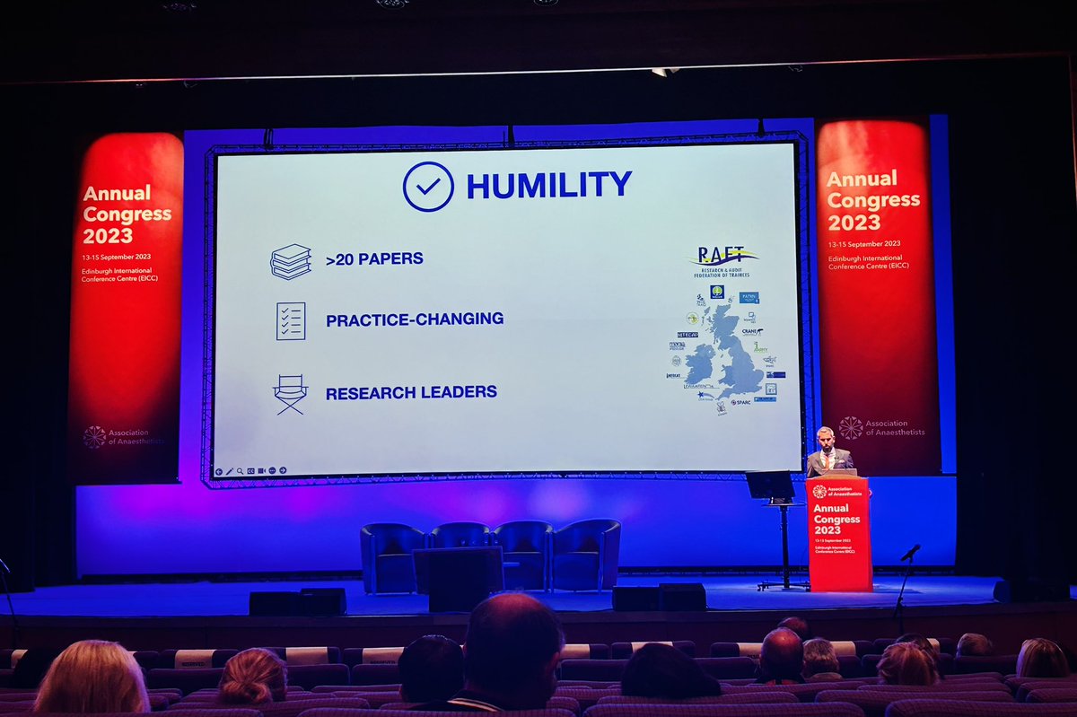 So amazing to hear <a href="/elboghdadly/">Kariem</a> talking so positively about the power of trainee collaboration <a href="/RAFTrainees/">RAFT</a> <a href="/thepoppystudy/">The POPPY Study</a> #AC2023