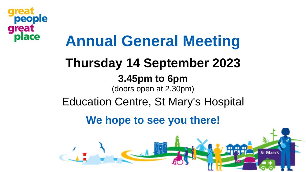 Join us for today's Annual General Meeting 'The Power of Partnership' as we welcome stakeholders, dedicated #TeamIOWNHS members, volunteers, our partners, and wonderful members of the community 👋 

Exciting day ahead as we celebrate the strength of collaboration. #AGM2023