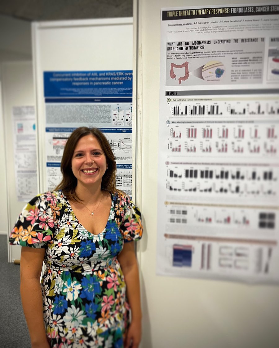 MendoncaSusana's tweet photo. Although my poster is a Triple threat, I am not, so please visit my poster at #targetingras !

Poster 40- Triple threat to therapy response: Fibroblasts, cancer stem cells and KRAS- inhibited persister cells https://t.co/KXf3mEPSTy