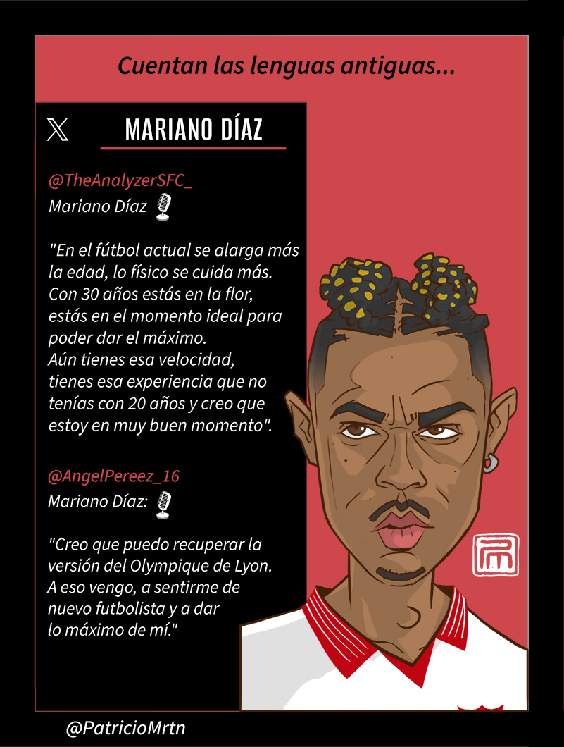 Declaraciones de Mariano Díaz🎙️
<a href="/TheAnalyzerSFC_/">TheAnalyzer</a> <a href="/AngelPereez_16/">Ángel Pérez🎙️</a> <a href="/SevillaFC/">Sevilla Fútbol Club</a>