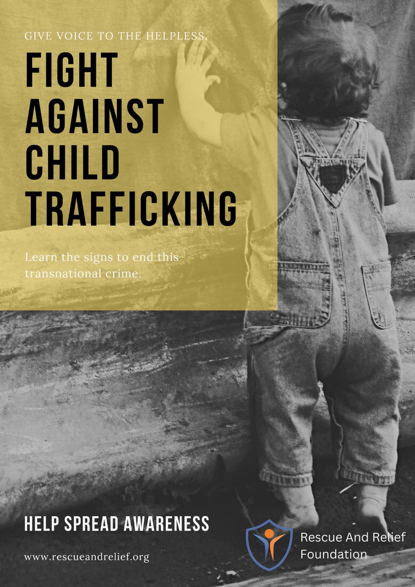 rescue2003in's tweet photo. Child trafficking is a harrowing crime that robs innocent lives of their childhood and must be vigorously combated through global cooperation and awareness.
#ngo #ngoindia #raiseawareness #stopchildtrafficking #ProtectOurChildren #ChildRightsMatter https://t.co/vZHi8N73XK