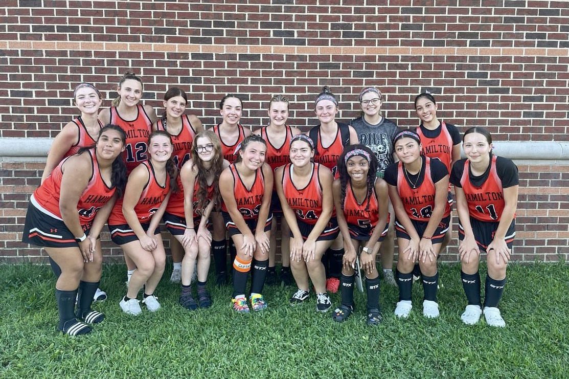 Our varsity field hockey girls with their first win against Nottingham 6-0!🏑🧡 <a href="/HTSD_West/">Hamilton High West -The Hornet Buzz 🐝</a> <a href="/HWestFH/">Hamilton West FH</a> <a href="/HHW_Athletics/">Hamilton West Sports</a>
