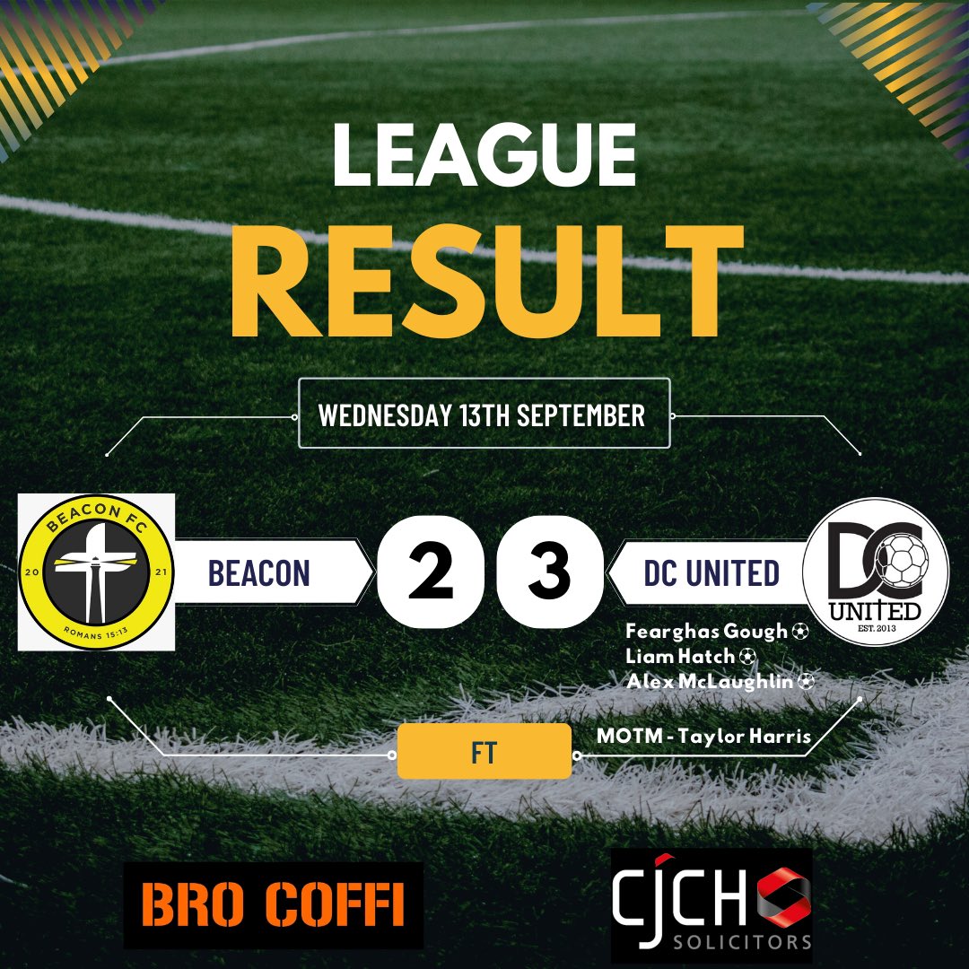 A fantastic result last night against one of the top teams in our league, <a href="/Beaconfc2021/">Beacon Football Club</a> ⚽️👊🏼
 
6 points from 6 for our new look DC squad - The perfect start 👏🏼