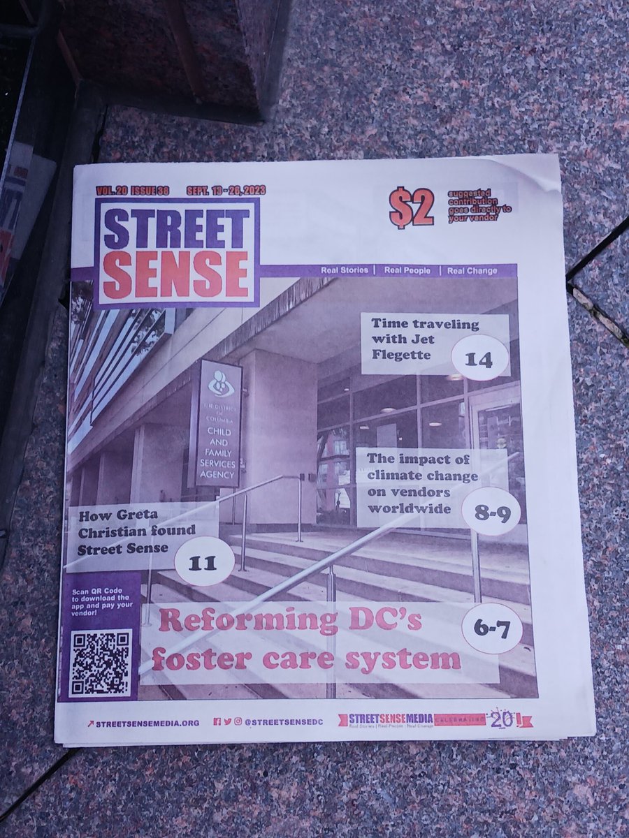 Good morning🌞🌞

This is a award-winning writer and #VendorJefferyMcneil @streetsensedc 

I'm here today on corner of 18th and L Street  #FarragutNorthMetroStation.

I have a special announcement for #WashingtonDC residents.

The brand new issue of #StreetSenseMedia has arrived