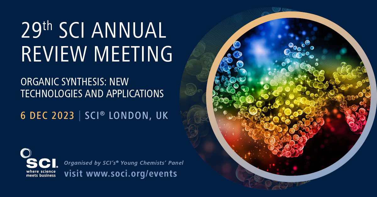 📢 Annual Review Meeting - register now bit.ly/29_Annual_Revi…
Leading early career academics will deliver a series of review lectures covering a range of topics, including key areas of contemporary synthetic organic chemistry.