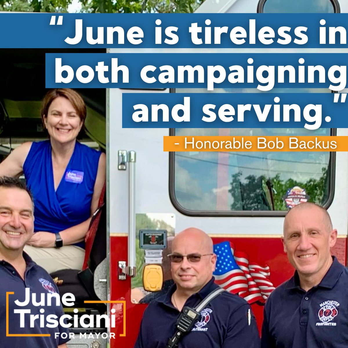 Only 5 more sleeps until Election Day! Make your plan to vote on September 19!  As Alderman At-Large, June is always available to help members of the community. As Mayor, her work will continue!