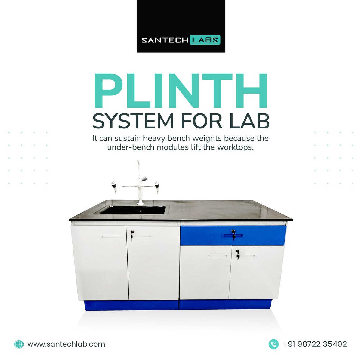 santechlabs's tweet image. #PlinthSystem from #SantechLabs offers advanced features that enhance accuracy and efficiency. Its anti-corrosive and antimicrobial properties ensure a safe and hygienic lab environment.
.
Visit our website: santechlab.com/product/plinth…
.
#SantechModularLabs #ModularLabFurniture