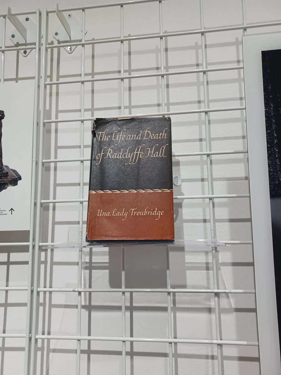 SonjaOrderley's tweet photo. One of the first pieces of gay literature I read was The Well of Loneliness by Radclyffe Hall @QueerBritain great to see this as part of the exhibition https://t.co/Wai50pajEe