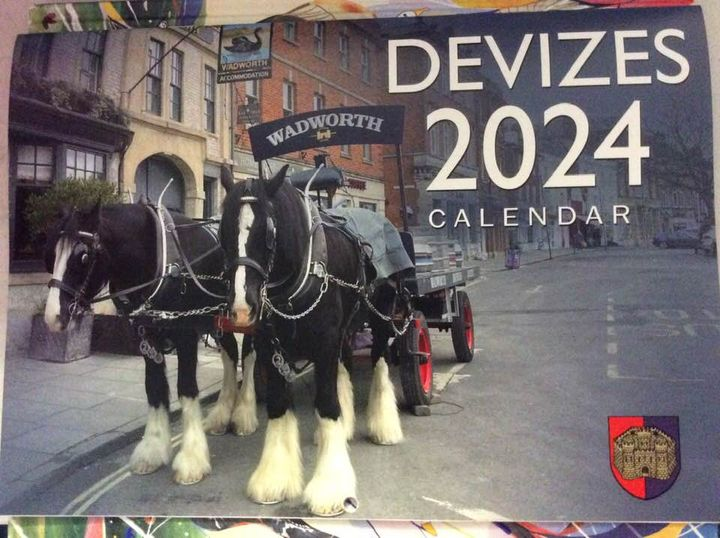 The lovely Waddies Horses grace the cover of the 2024 Devizes Calendar, available from Devizes Books now!