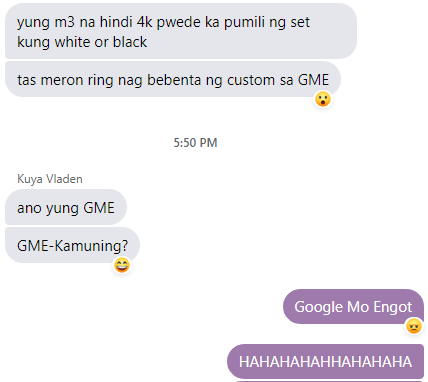 dlpnja's tweet photo. this is how it looks like sa gc naming tatlo ni kuya and jowa😂

halata mo sa humor kung sinong magkapatid eh HAHAHAHAHAHAHHAHA https://t.co/H2AoGyt368
